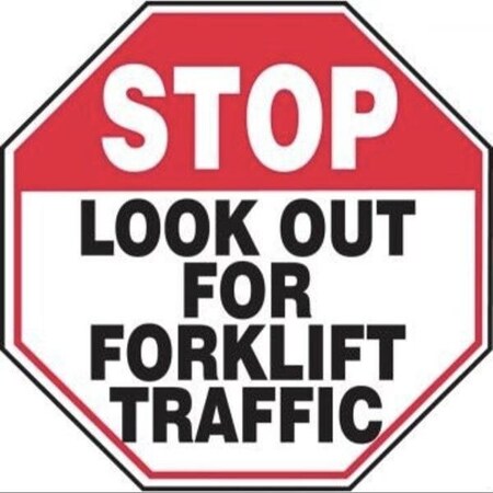 Accuform STOP Safety Sign LOOK OUT FOR MVHR948XL MVHR948XL